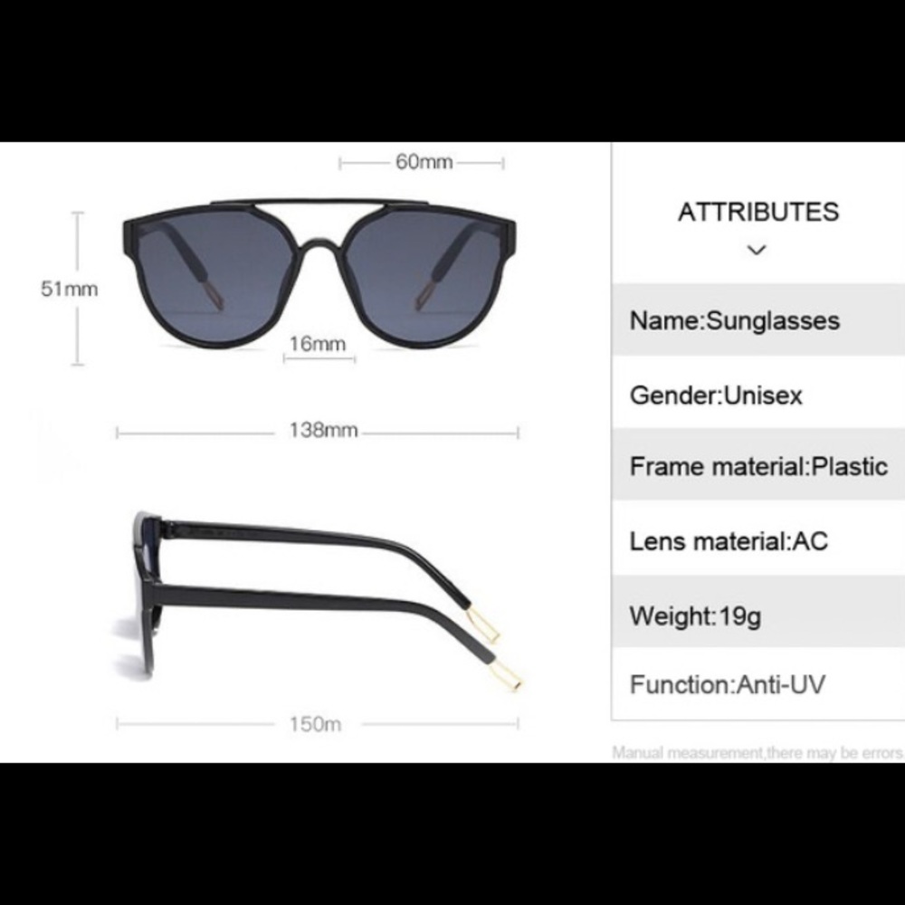 Black on Black Sunglasses - Picture 7 of 7